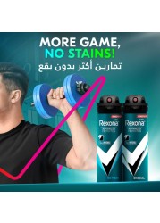 ريكسونا بخاخ مضاد للتعرق للرجال، مضاد للبكتيريا + إنفيزيبل، ١٥٠ مل