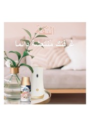 غليد بخاخ معطر الجو بعبوة إعادة تعبئة أوتوماتيكية بالعنبر والعود 269 ملل + بخاخ معطر الجو بعبوة إعادة تعبئة أوتوماتيكية بالفانيليا 269 ملل