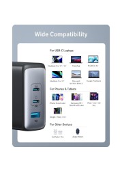 Anker Nano USB-C Port Wall Charger Black 100W
