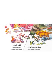 Unik Play Go Crazy Dino Jigsaw Puzzle UPJP 1212/GB01