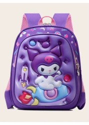 Sanrio Sanrio New Cute Cartoon Kuromi Pattern Backpack School Backpack Travel Backpack
