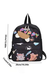 1pc Back To School Backpack Casual College Backpack Cute Cartoon Capybara Backpack Suitable For Daily School Very Suitable For Campus Class Photo Taking Birthday Gifts Suitable For Daily Shopping Shop