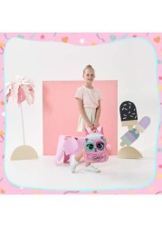 1pc Cute 13 Inch Animal Backpack Kindergarten Outdoor Sports Little Girl With Small Pendant