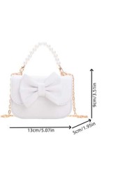 Unique Design Bow Girl Cute Stylish Minimalist Shoulder Diagonal Crossbody Bag