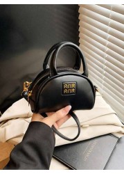 New Mini Tote Bag With Print Solid Color Ultrasmall Crossbody Bag Mini Evening Clutch Makeup Bag Key Bag Handbag