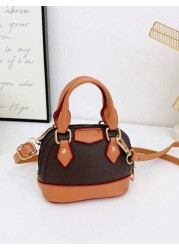 1pc Fashionable Textured Small Bag Fashionable Casual Shoulder Messenger Bag High End Korean Small Shell Bag Handbag Messenger Bag Lipstick And Coin Accessories Bag Pu Material High End Solid Color Co
