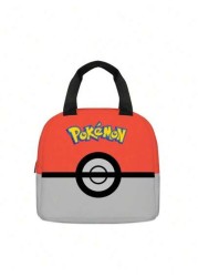 bandai 1PC Multipurpose Storage Bag 3D Printed Pet Cartoon Large Capacity Portable Lunch Bag With Work Insulation Belt And Meal Bag