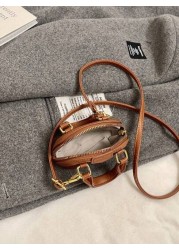 New Mini Handbag Shell Shape Cute Fashionable Compact Crossbody Bag Versatile Evening Clutch Accessory Pouch Lipstick Case Coin Purse Small Mini Bag