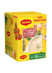 نستله ماجي شوربة كريمة الدجاج 71 غرام حزمة من 12