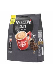 Nescafe 3-In-1 Strong Intense and Rich Instant Coffee Mix, 20g Pack of 30
