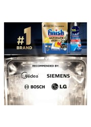 Finish Ultimate Plus All-in-1 Powerball Dishwasher Tablets Lemon 14 Tablets Pack of 2