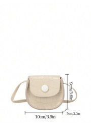 1pc Fashion Kids Children PU Leather Shoulder Bag Lovely Baby Girls Mini Chain Coin Purse Cute Princess Crossbody Bags Small Wallet